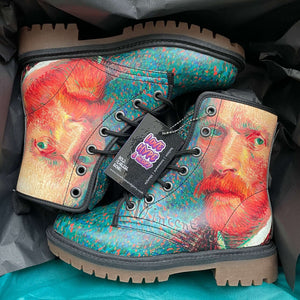 Vincent van Gogh Self Portrait Boots by Love Hype and Glory
