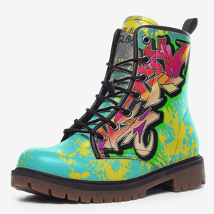 Street Art Graffiti Urban Boots by Love Hype and Glory