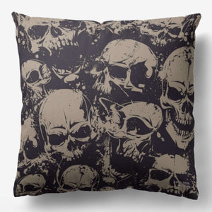 Back of Silent Scream 2-in-1 Reversible Cushion and Insert 18x18”
