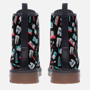 Dental Hygienist shoes footwear boots by Love Hype and Glory black back view