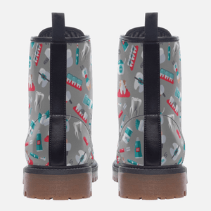 Back of Dental Hygienist footwear by Love Hype and Glory grey