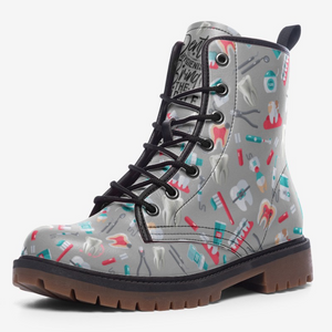Dental Hygienist Footwear Combat Boots Women's Unisex