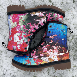 Mismatched Combat Boots all day comfort