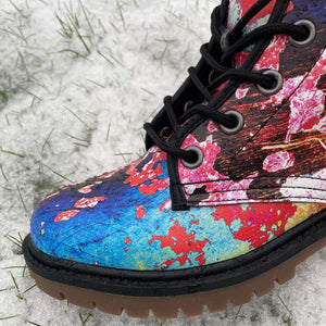 Mismatched Combat Boots urban grunge