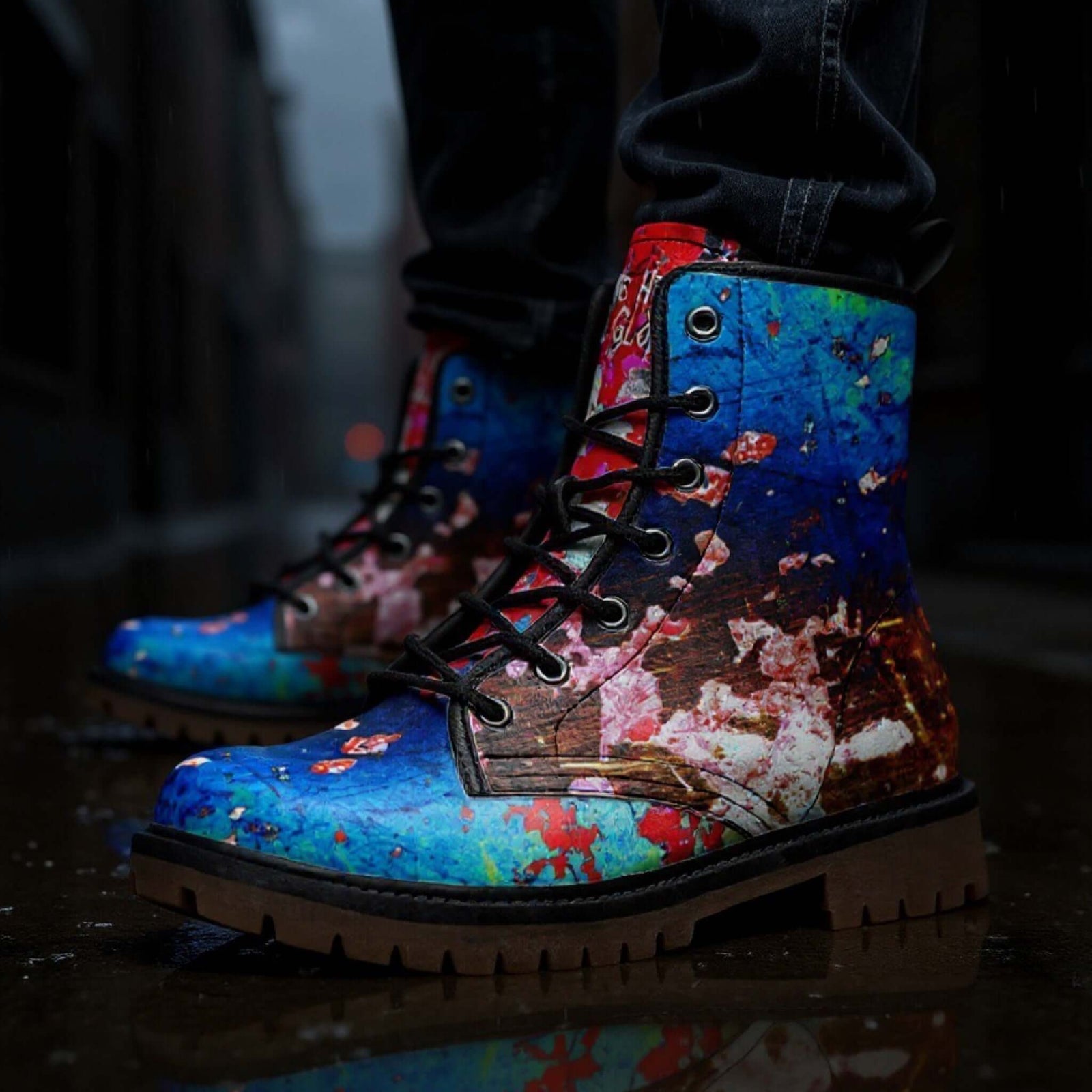 Mismatched Combat Boots no breaking in