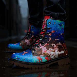 Mismatched Combat Boots no breaking in