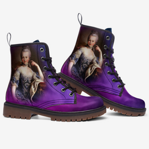 Marie Antoinette Magenta Ombre Vegan Unisex Boots