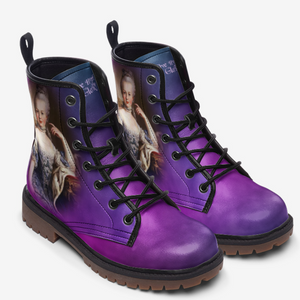 Marie Antoinette Magenta Ombre Vegan Unisex Boots