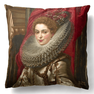 Front of Rubens Marchesa 2-in-1 Reversible Cushion and Insert 18”