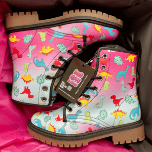 Boots in box vegan friendly Dinosaur boots by Love Hype and Glory