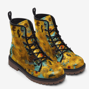 Vincent van Gogh Sunflowers Signed Unisex Boots by Love Hype and Glory