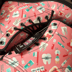 Dental Hygienist Women's Pink Combat Boots Unisex