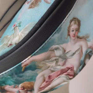 Venus on the Waves Boucher Cherub Cross Body Blue Sling Bag