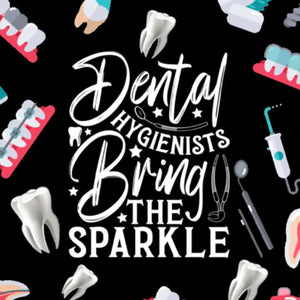 Dental Hygienist shoes footwear boots slogan detail by Love Hype and Glory