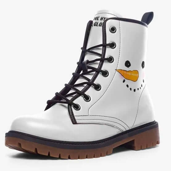 Happy Snowman boots by Love Hype and Glory