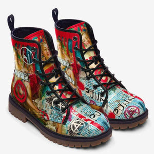 Punk Boucher Toilette of Venus Unisex Combat Boots by Love Hype and Glory