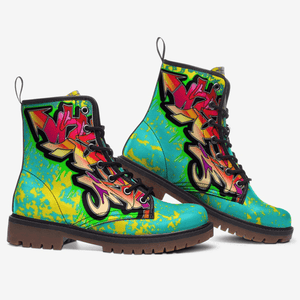 Street Art Graffiti Urban Boots by Love Hype and Glory