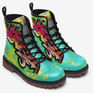 Street Art Graffiti Urban Boots by Love Hype and Glory