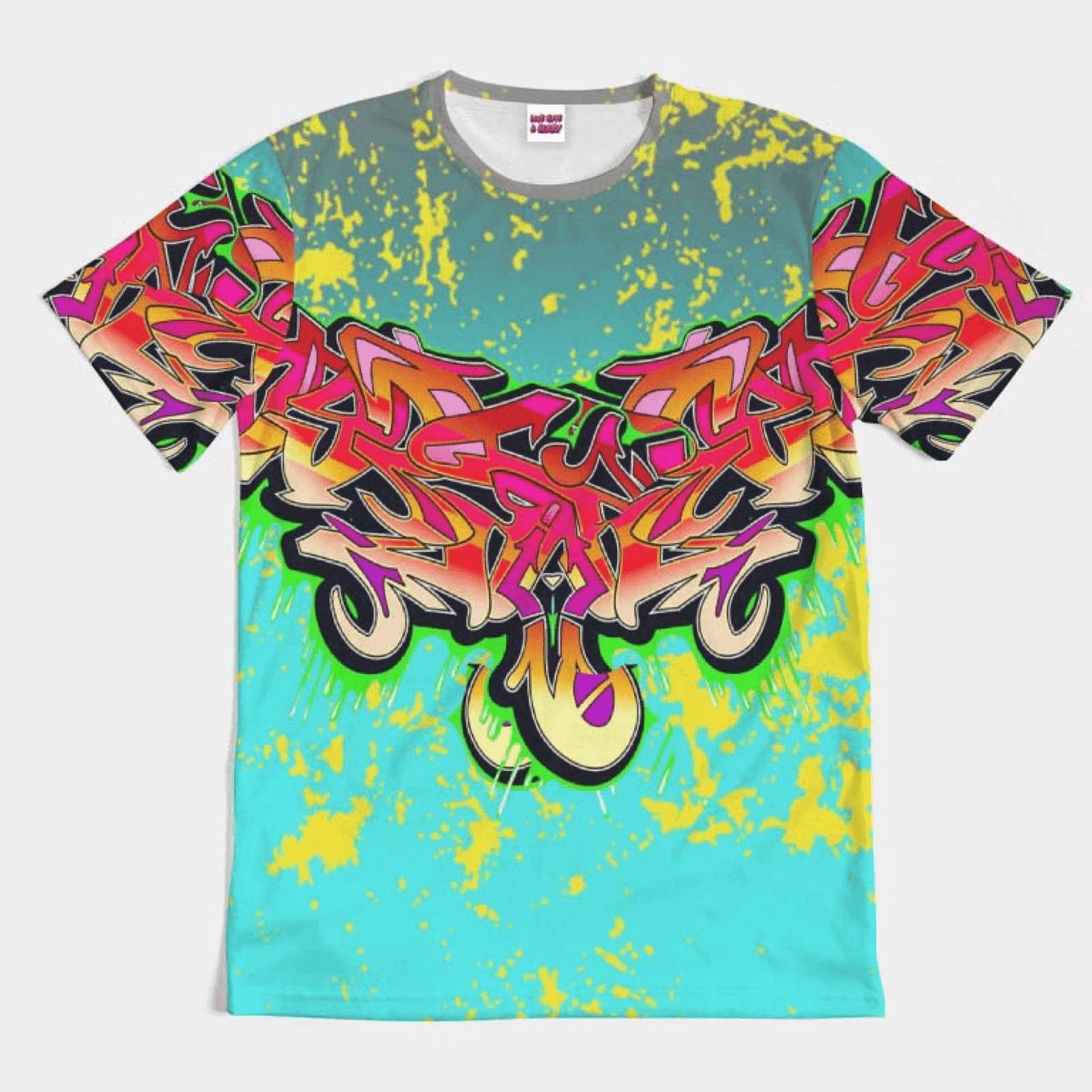 Summer City Sizzling Street Art Men's Short Sleeve T-shirt by Love Hype and Glory